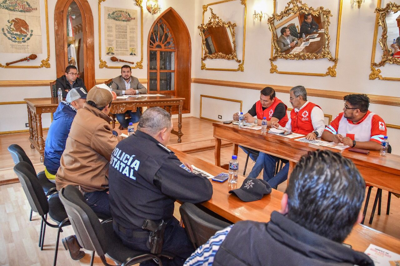 Refuerzan autoridades estatales y municipales operativo para la 'Noche de Burladeros' y la tradicional 'Huamantlada'